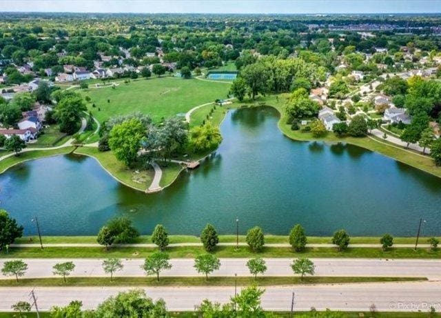 1022 Pinetree Cir N Unit 1022, Buffalo Grove, IL 60089 - aerial view of a nearby body of water