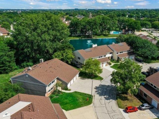 1022 Pinetree Cir N Unit 1022, Buffalo Grove, IL 60089 - aerial view of a large body of water