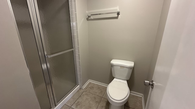 1607 Sylvan Ct, Flossmoor, IL 60422 - bathroom featuring a shower stall and tile patterned flooring