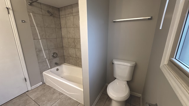 1607 Sylvan Ct, Flossmoor, IL 60422 - bathroom featuring tile patterned flooring and washtub / shower combination
