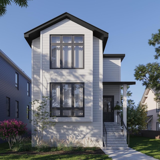 1143 Clinton Ave, Oak Park, IL 60304 - view of contemporary home