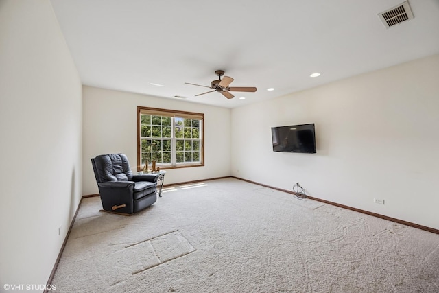 1012 Hickory Dr, Western Springs, IL 60558 - unfurnished room featuring carpet flooring, ceiling fan, and recessed lighting