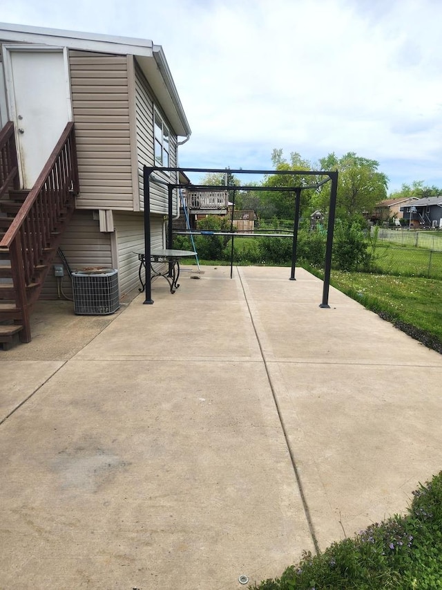 17109 Magnolia Dr, Hazel Crest, IL 60429 - view of patio with stairs
