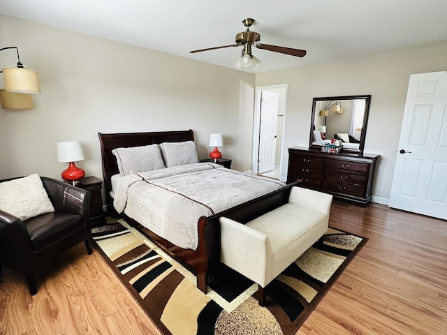 15721 Old Orchard Ct Unit 2S, Orland Park, IL 60462 - bedroom featuring wood finished floors and ceiling fan