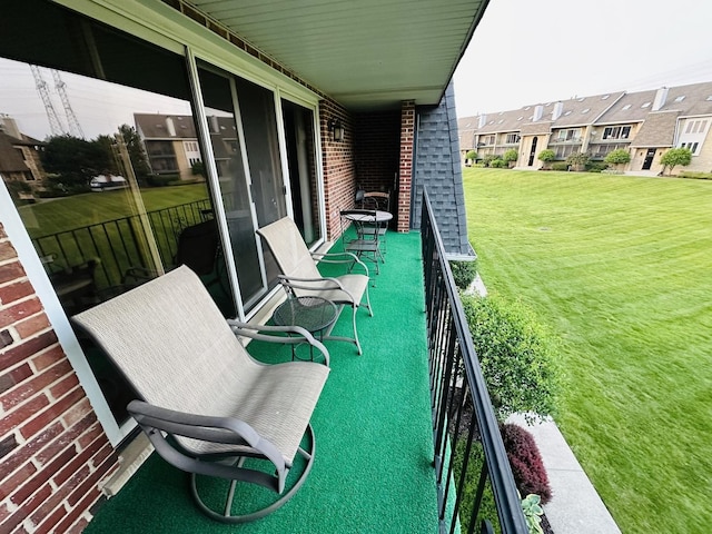 15721 Old Orchard Ct Unit 2S, Orland Park, IL 60462 - balcony with a residential view