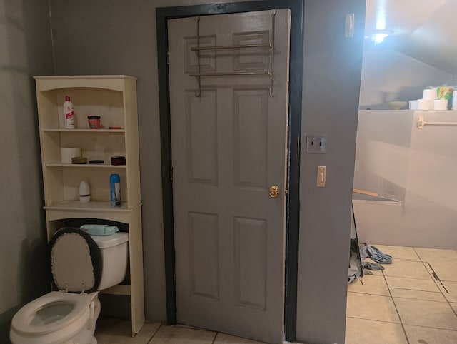 213 Edward St, Joliet, IL 60436 - bathroom featuring tile patterned flooring and toilet