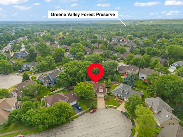 1808 Beloit Ct, Naperville, IL 60565 - aerial perspective of suburban area