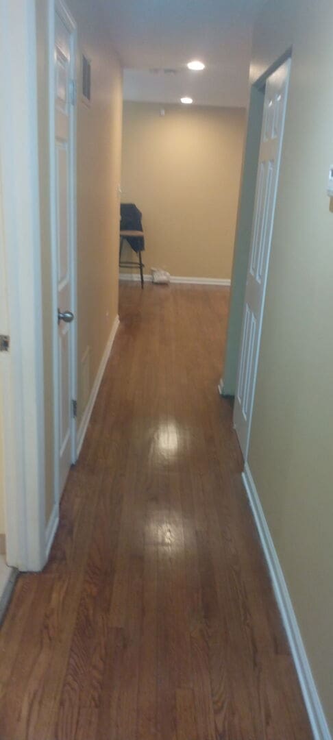 509 Barbara Ct S, University Park, IL 60484 - hallway featuring wood finished floors and recessed lighting