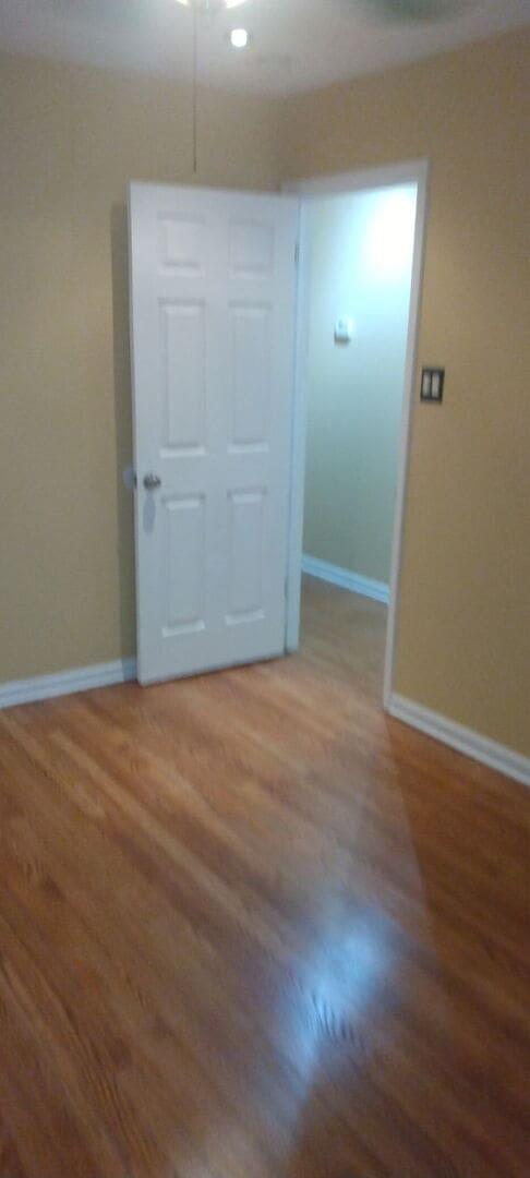 509 Barbara Ct S, University Park, IL 60484 - empty room with wood finished floors and baseboards
