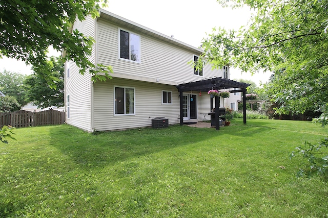 2799 Squaw Valley Trl, Aurora, IL 60503 - rear view of property with a pergola and a patio area
