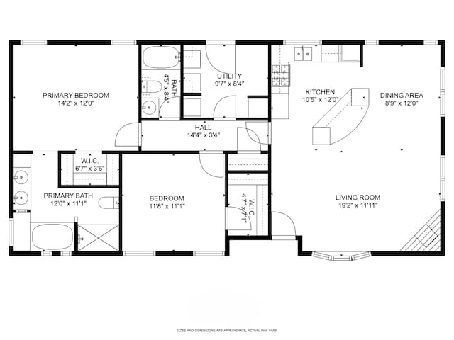 1178 Barry Ln, Sauk Village, IL 60411 - view of room layout