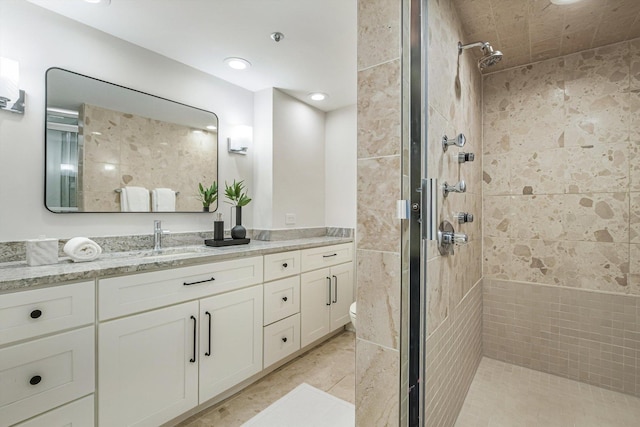 161 E Chicago Ave Unit 49B, Chicago, IL 60611 - full bathroom featuring a shower stall and vanity