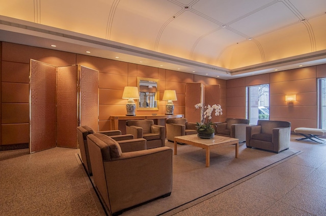 161 E Chicago Ave Unit 49B, Chicago, IL 60611 - building lobby featuring lofted ceiling