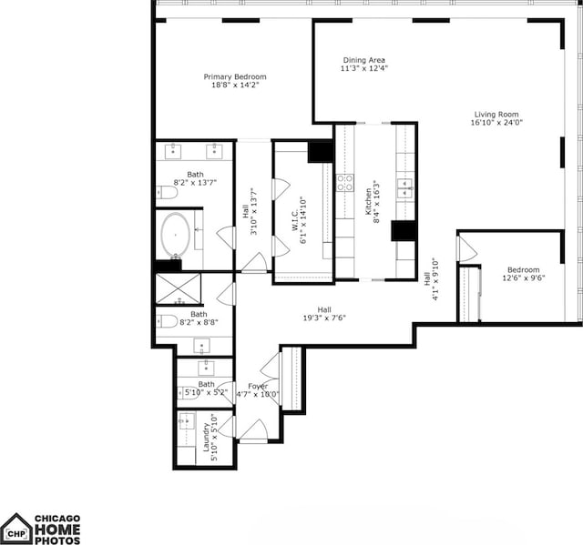 161 E Chicago Ave Unit 49B, Chicago, IL 60611 - view of property floor plan