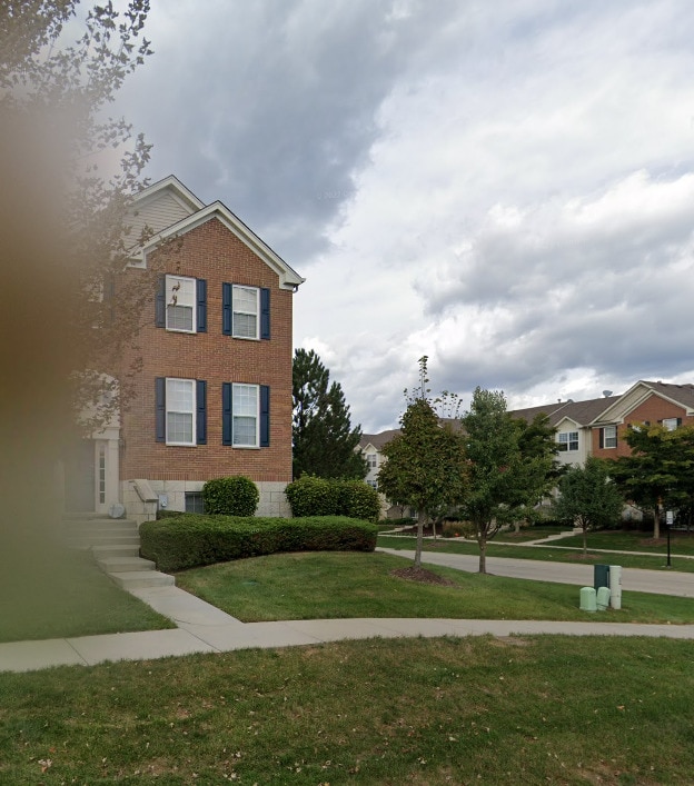 198 Willey St, Gilberts, IL 60136 - view of front of home with brick siding and a front yard