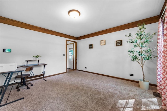 42W412 Sylvan Ln, Saint Charles, IL 60175 - office with carpet floors and crown molding