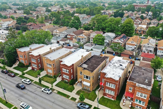 6024 W Addison St, Chicago, IL 60634 - aerial perspective of suburban area