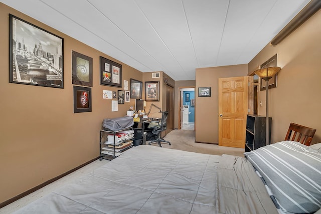9535 S Mayfield Ave Unit 203, Oak Lawn, IL 60453 - bedroom featuring light carpet
