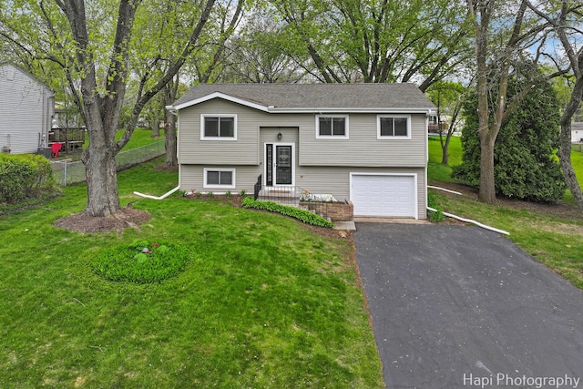 1113 Rolling Lane Rd, Johnsburg, IL 60051 - split foyer home with a garage and driveway