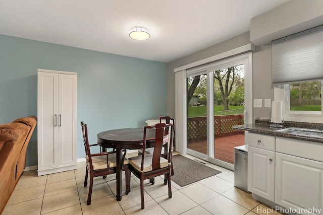 1113 Rolling Lane Rd, Johnsburg, IL 60051 - dining space featuring light tile patterned floors and healthy amount of natural light