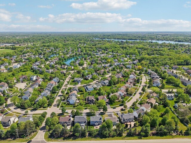18485 W Springwood Dr, Grayslake, IL 60030 - aerial view of residential area featuring a large body of water