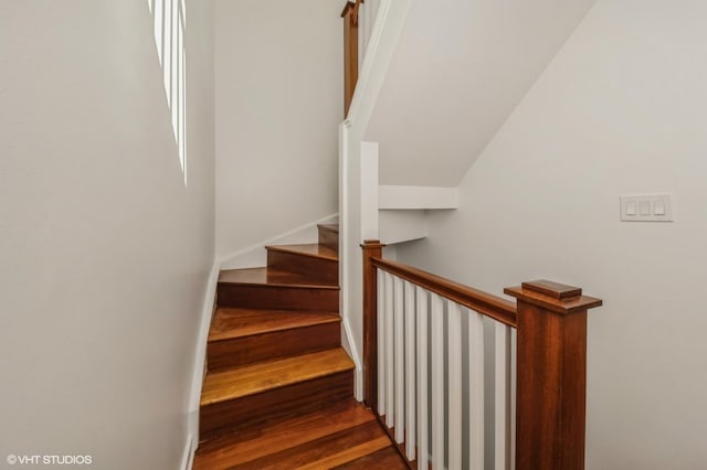 1719 N Halsted St Unit C, Chicago, IL 60614 - staircase featuring wood finished floors