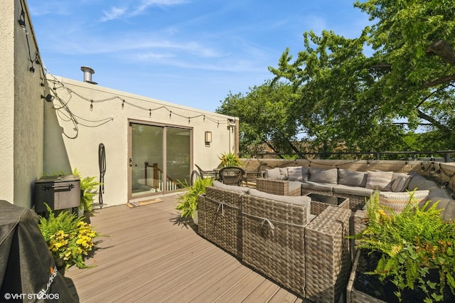 1719 N Halsted St Unit C, Chicago, IL 60614 - deck with an outdoor living space