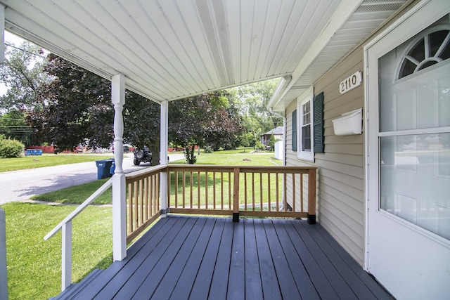 2110 E Erzinger St, Kankakee, IL 60901 - porch with a yard