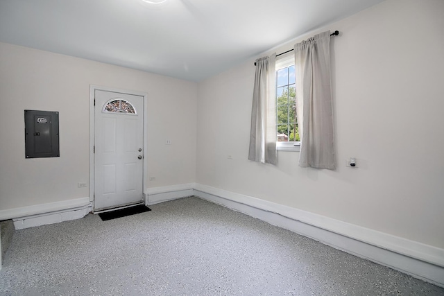 2110 E Erzinger St, Kankakee, IL 60901 - spare room with electric panel and speckled floor