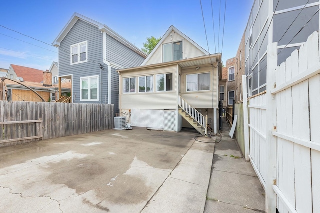 4036 N Bernard St, Chicago, IL 60618 - back of property with stairs