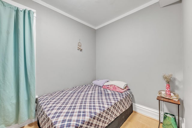 4036 N Bernard St, Chicago, IL 60618 - bedroom with wood finished floors and crown molding