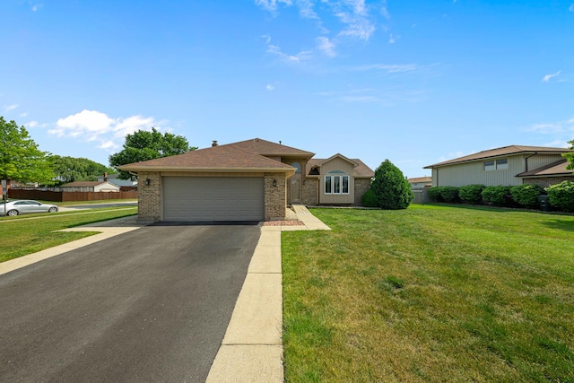 7749 W Lakeview Ter, Frankfort, IL 60423 - ranch-style home with an attached garage, driveway, and brick siding