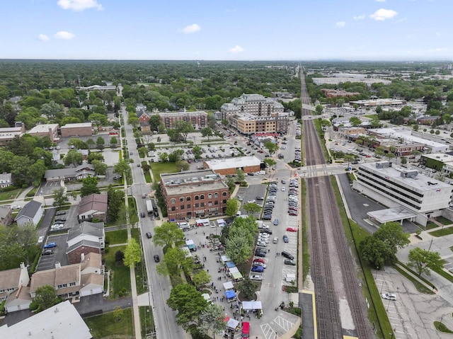 319 W Wood St Unit 18, Palatine, IL 60067 - aerial overview of property's location featuring a major roadway