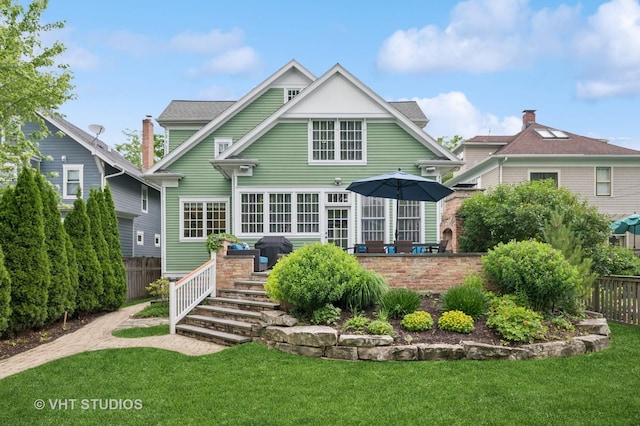 625 Park Ave, Wilmette, IL 60091 - rear view of house