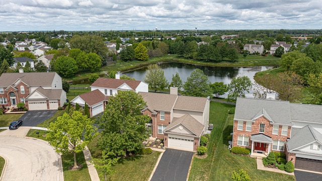 6 Marigold Ln, Algonquin, IL 60102 - aerial view of residential area with a large body of water