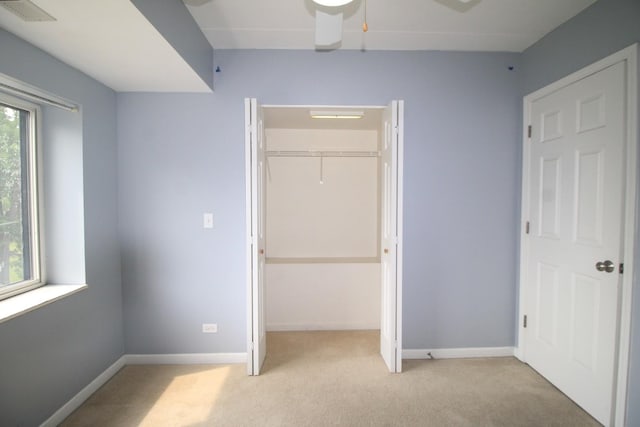 7335 Oakwood Ave Unit 4F, Lyons, IL 60534 - unfurnished bedroom featuring light carpet and a closet