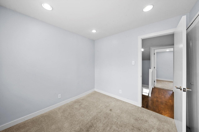 3100 N Newcastle Ave, Chicago, IL 60634 - carpeted empty room featuring recessed lighting