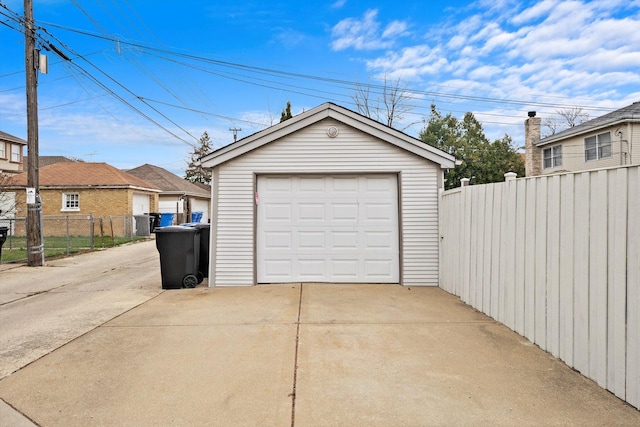 3100 N Newcastle Ave, Chicago, IL 60634 - detached garage with driveway