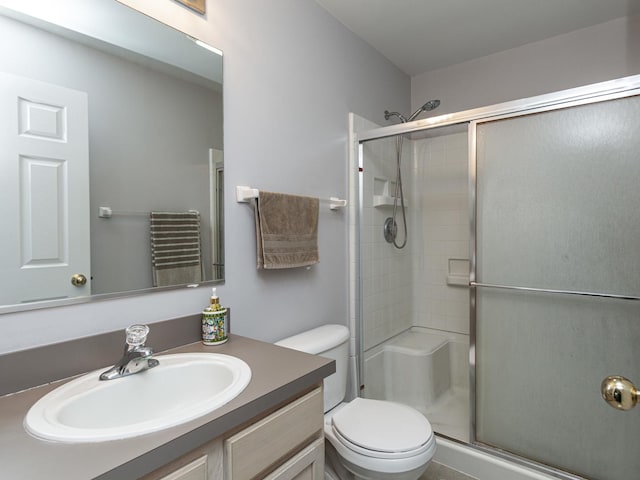 7367 Grandview Ct Unit 7367, Carpentersville, IL 60110 - bathroom featuring a stall shower and vanity
