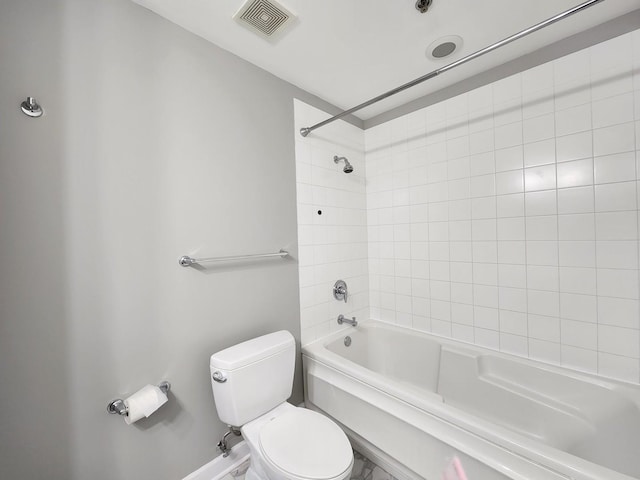 1250 S Michigan Ave Unit 703, Chicago, IL 60605 - full bath featuring toilet, shower / bathtub combination, and baseboards