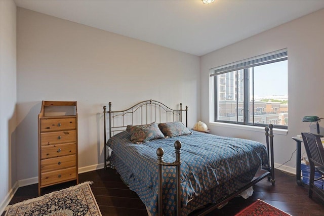 1322 S Prairie Ave Unit 406, Chicago, IL 60605 - bedroom featuring baseboards and wood finished floors