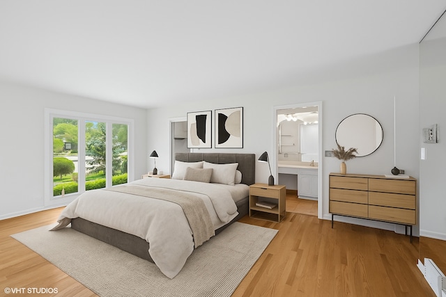 1770 Overland Trl, Deerfield, IL 60015 - bedroom featuring light wood-type flooring and ensuite bath