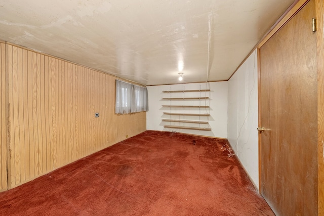 5010 N California Ave, Chicago, IL 60625 - finished below grade area with carpet floors and wooden walls