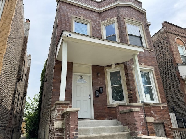 5927 S Throop St, Chicago, IL 60636 - view of front facade featuring brick siding