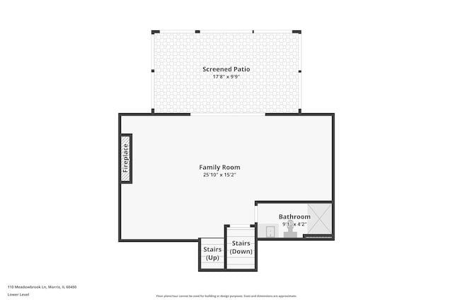 110 Meadowbrook Ln Unit 110, Morris, IL 60450 - view of room layout