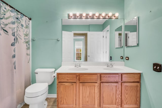 768 Fieldstone Dr, Lake Villa, IL 60046 - full bathroom with double vanity and tile patterned floors