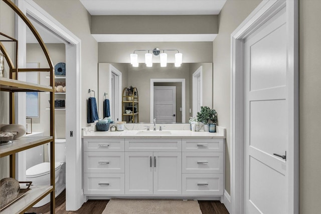 2611 Private Access 424, Mahomet, IL 61853 - bathroom with wood finished floors and vanity