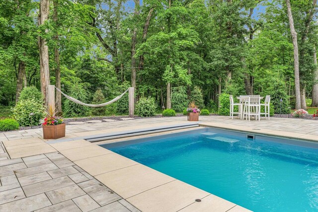 2611 Private Access 424, Mahomet, IL 61853 - swimming pool with a patio area and outdoor dining area
