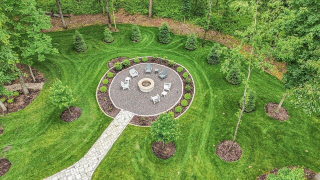 2611 Private Access 424, Mahomet, IL 61853 - bird's eye view