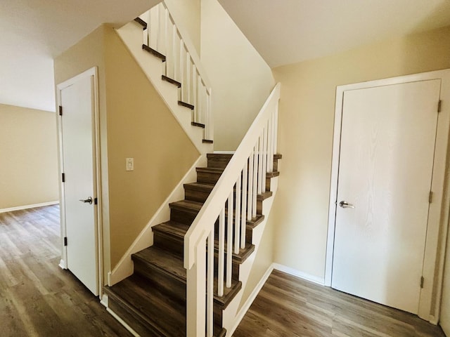 325 Shadowbend Dr, Wheeling, IL 60090 - stairs with wood finished floors and baseboards
